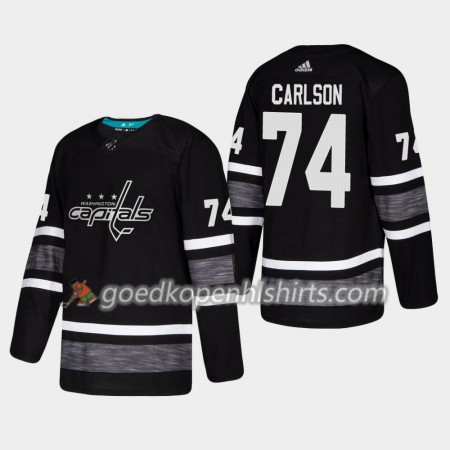Washington Capitals John Carlson 74 2019 All-Star Adidas Zwart Authentic Shirt - Mannen